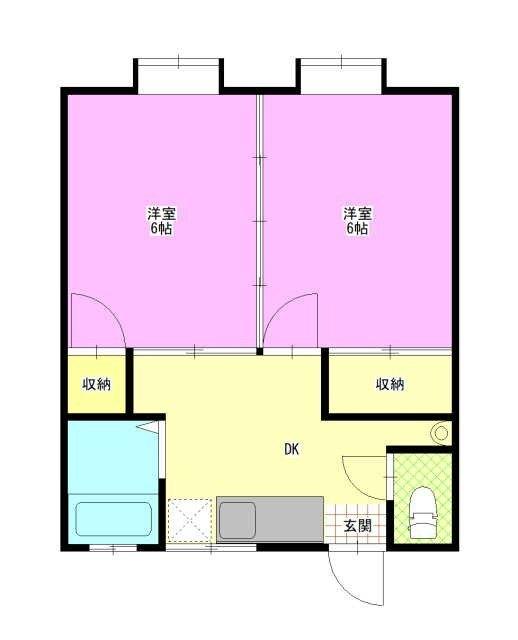 三条市一ノ門二丁目　売店舗付共同住宅 間取り図画像
