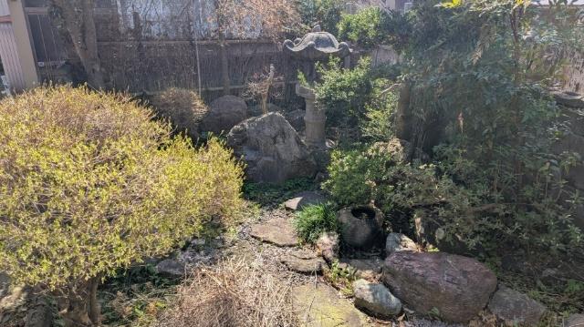 三条市八幡町　戸建て 庭