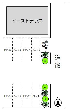イーストテラス駐車場（6） 間取り図画像