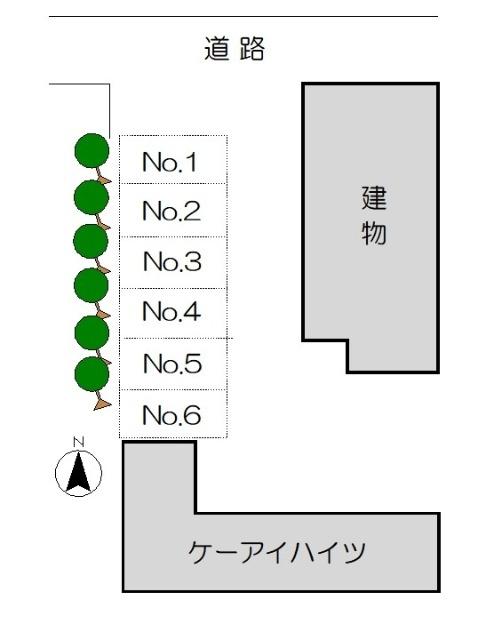 ケーアイハイツ駐車場（4） 間取り図画像