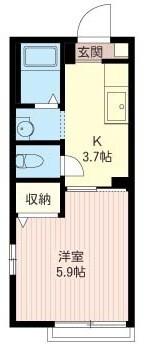 チッタ国立（106） 間取り図画像