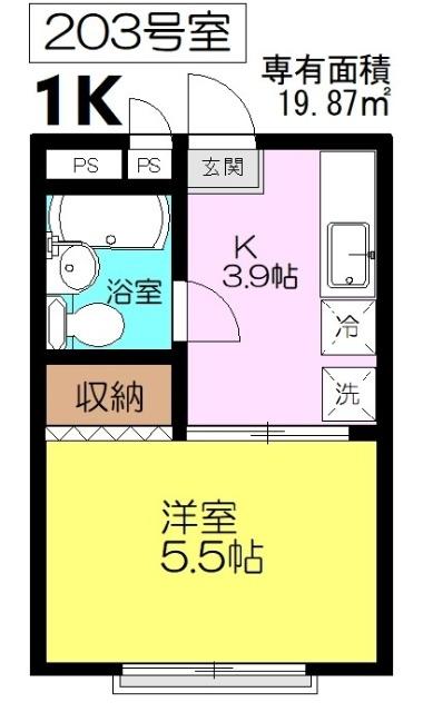 参考写真：１０３号室