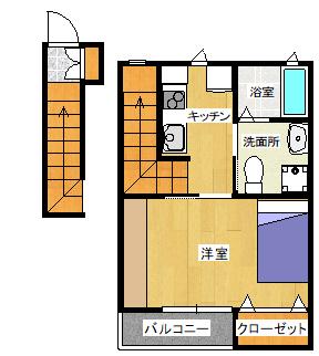 グラシアＣ棟（206） 間取り図画像