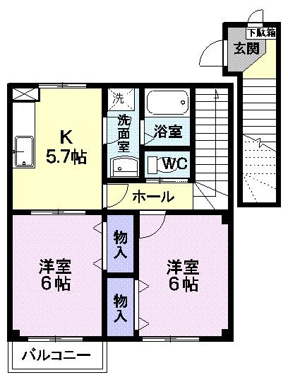 コモド・ココメロ（202） 間取り図画像