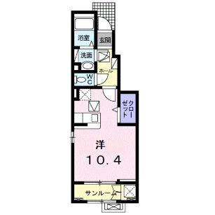 東根市本町アパート 間取り図画像
