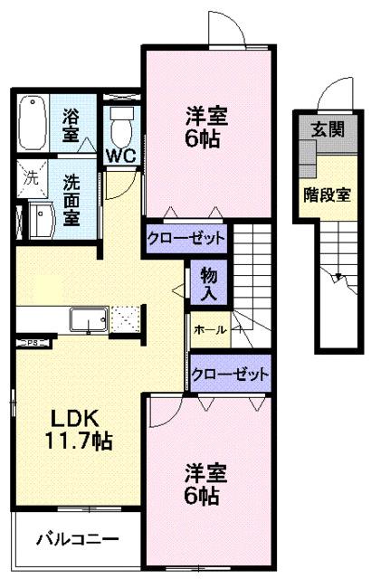 カルチェ・ド・モエ　Ｓ（202） 間取り図画像