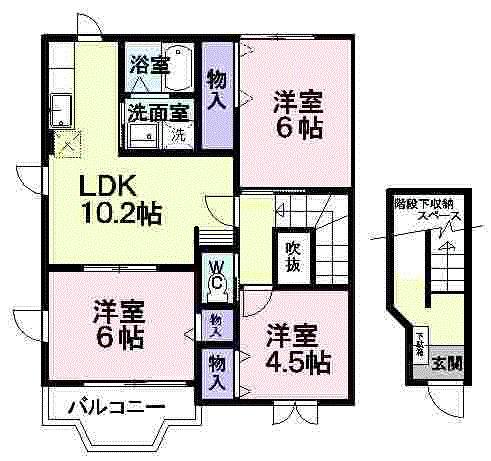 アスペンベールＡ（121） 間取り図画像