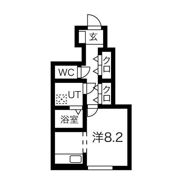 東根市神町南アパート 間取り図画像