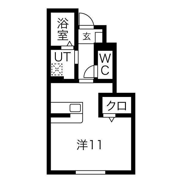 寒河江市大字寒河江アパート 間取り図画像
