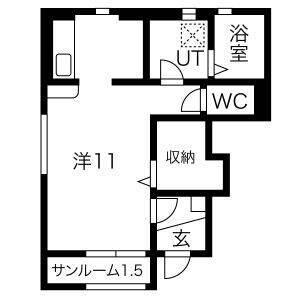 東根市大字羽入アパート 間取り図画像