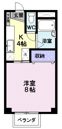 陽々館（203） 間取り図画像