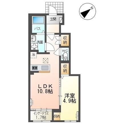 天童市東久野本アパート 間取り図画像