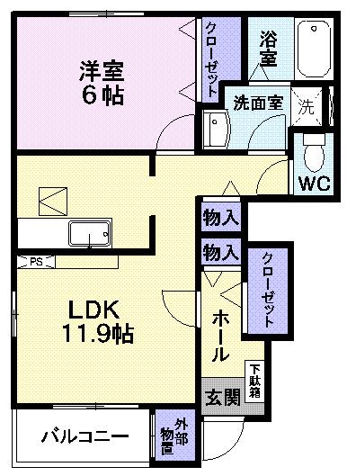 フォレストヴィラ（111） 間取り図画像