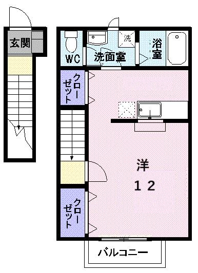 シャン・ド・ペシュ（202） 間取り図画像