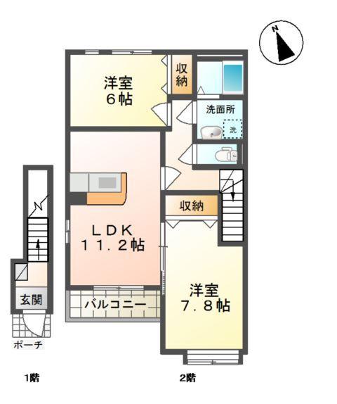 グランチェスタ悠弐番館 間取り図画像