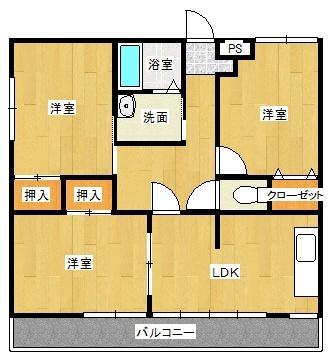 エンゼルハイツ（606） 間取り図画像