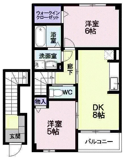 リバティーベルＢ（223） 間取り図画像