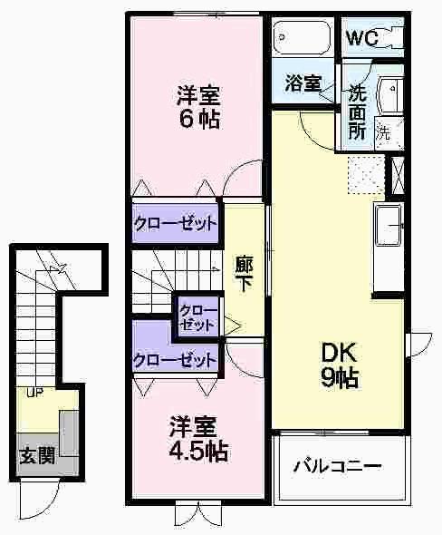 アスペンベ−ルＥ（524） 間取り図画像