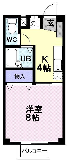 オランダ村　Ｇ棟（721） 間取り図画像