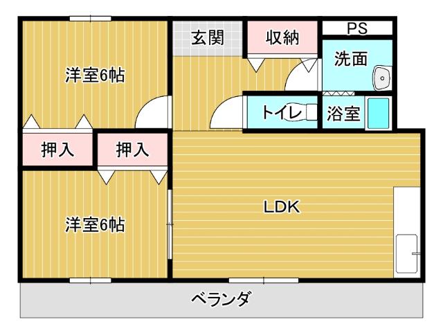 エンゼルハイツ（403） 間取り図画像