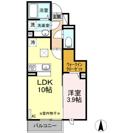 グラン・プラース　Ｇ（105） 間取り図画像