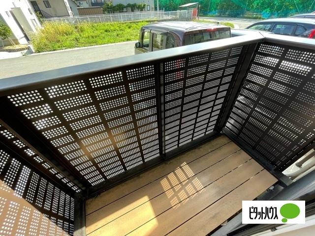 東根市一本木アパート バルコニー