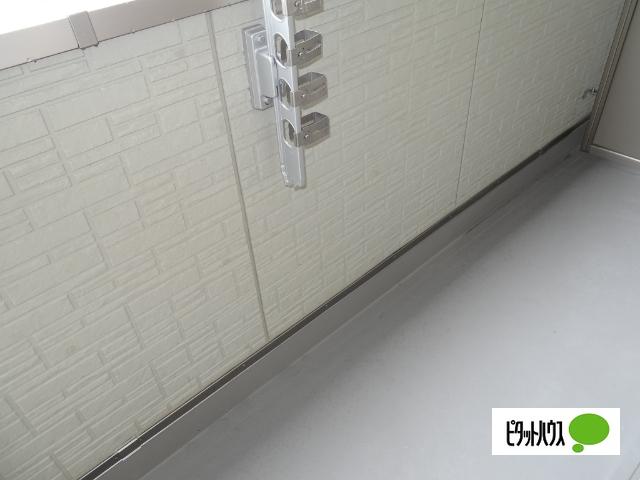 東根市温泉町アパート バルコニー