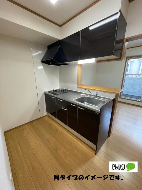 東根市大字蟹沢アパート キッチン