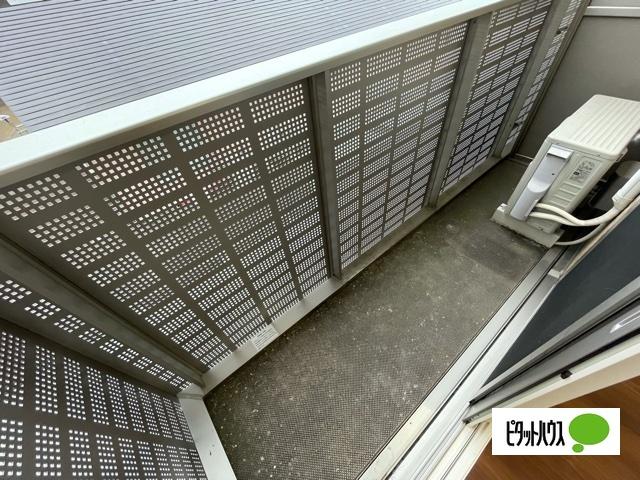 西村山郡河北町谷地中央アパート バルコニー