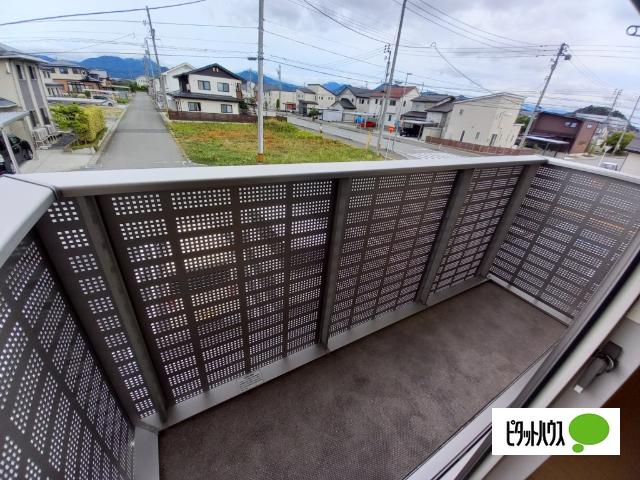 東根市神町北アパート バルコニー