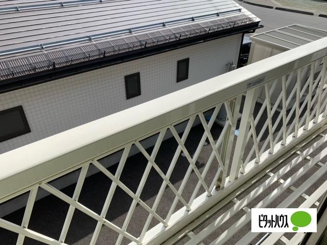 東根市中央南アパート バルコニー