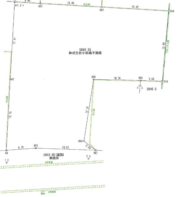 東根市神町北二丁目分譲地 区画図