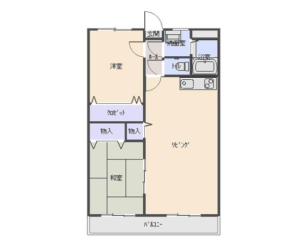 シトラスハーモニー（202） 間取り図画像