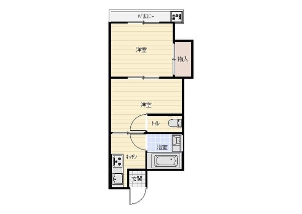 アークマンション 間取り図画像
