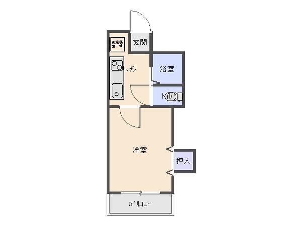 サングリーンゆき（303） 間取り図画像