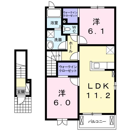 アンフィールド（203） 間取り図画像