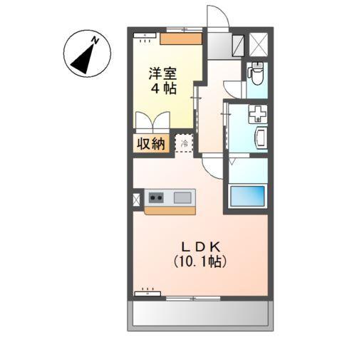 アルファー 間取り図画像