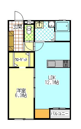 間取りは左右反転です