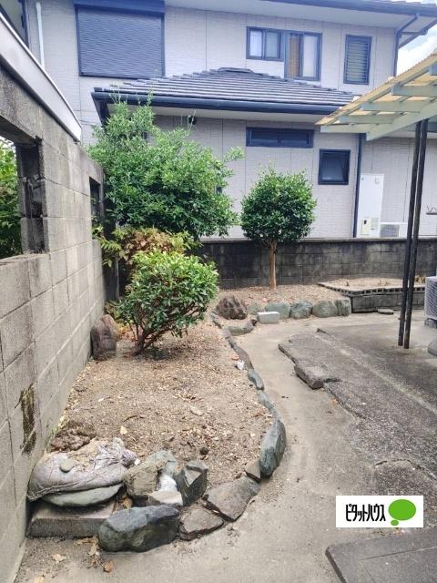上分町平屋 庭