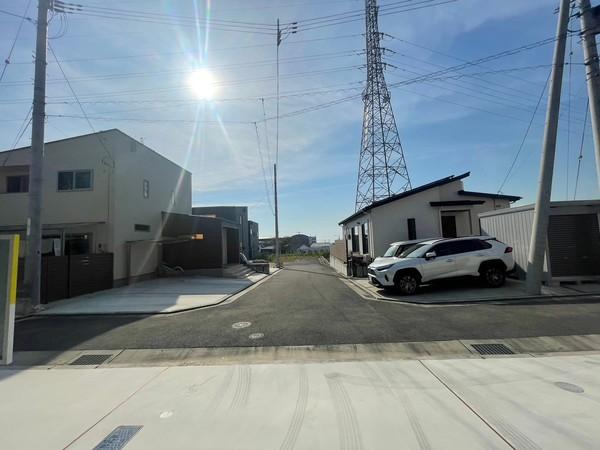 戸建　上柏建売５号地 前面道路含む現地写真