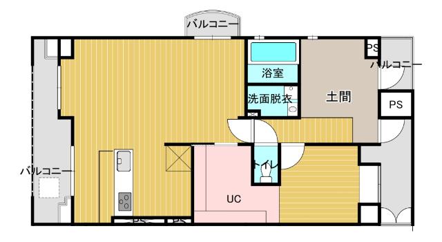 認定再生住宅　サティスカーサ グランドール川之江 間取り図画像