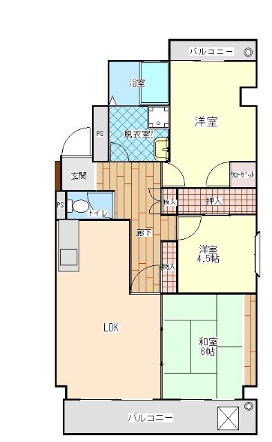 メゾン城下通り 間取り図画像