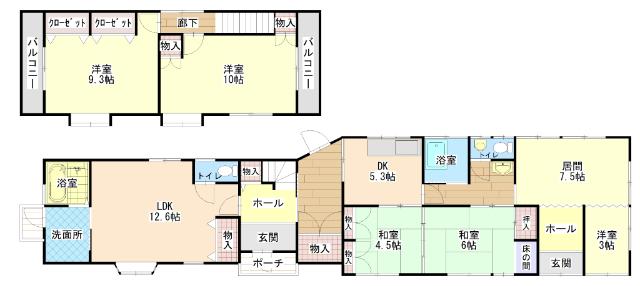 中古　金生町下分　 間取り図画像