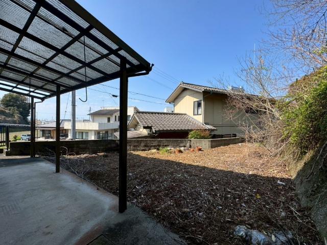 中古　上分町　高台　 庭