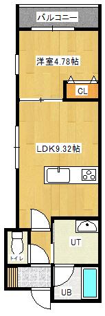 クローバーパーク千歳（101） 間取り図画像