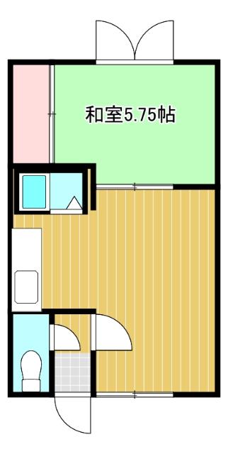 さかえ荘（103） 間取り図画像