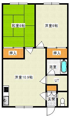 メゾン敦（F） 間取り図画像