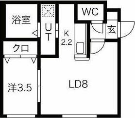 恵庭市末広町マンション 間取り図画像