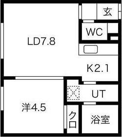 恵庭市黄金北マンション 間取り図画像