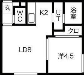 プリオール恵庭（205） 間取り図画像